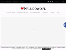 Tablet Screenshot of naludowo.pl
